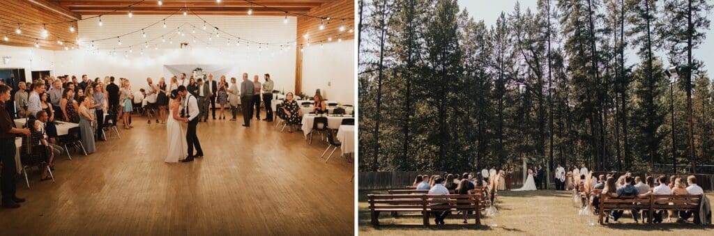 Keephills Hall offers an inviting, rural setting for couples who want a cozy, meaningful celebration.